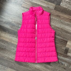 Michael Kors Fuchsia Quilted Vest